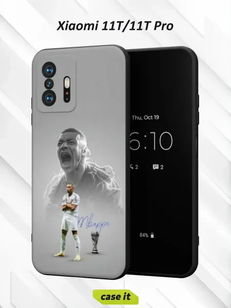 Case it Чехол на Xiaomi Mi 11t и 11t Pro принт Kylian Mbappe Real