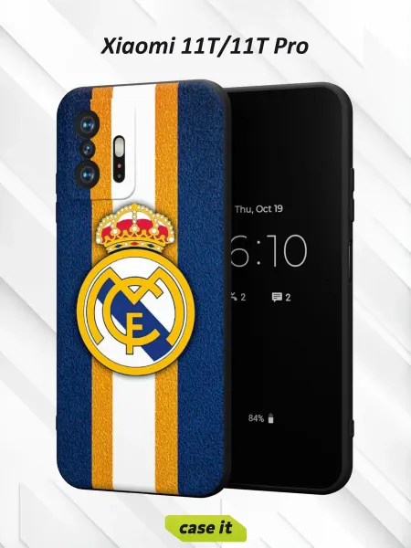Case it Чехол на Xiaomi Mi 11t и 11t Proс принтом Real Madrid CF