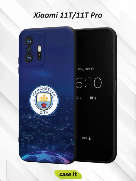 Case it Чехол на Xiaomi Mi 11t и 11t Pro с принтом Manchester Сити