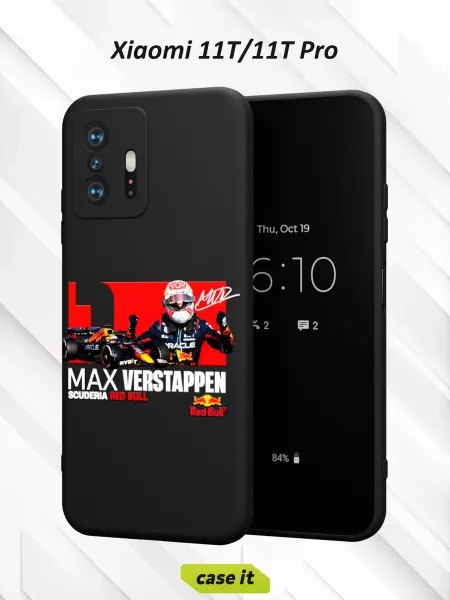Case it Чехол на Xiaomi Mi 11t и 11t Proс принтом Max Verstappen