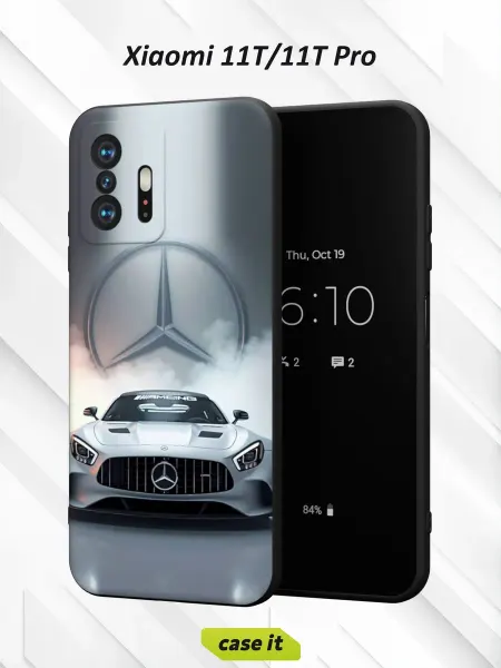 Case it Чехол на Xiaomi Mi 11t и 11t Pro суперкар Mercedes-AMG