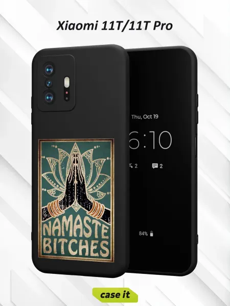 Case it Чехол на Xiaomi Mi 11t и 11t Proс принтом Namaste