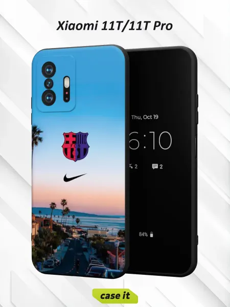 Case it Чехол на Xiaomi Mi 11t и 11t Pro Барселона и логотип Nike