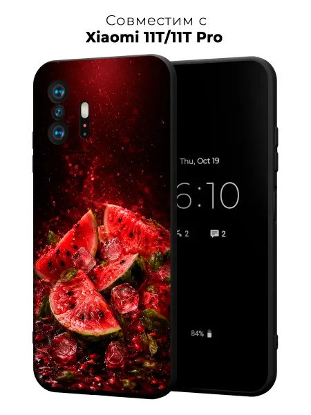 Vip Case Чехол на Xiaomi 11T 11T Pro Ледяной арбуз