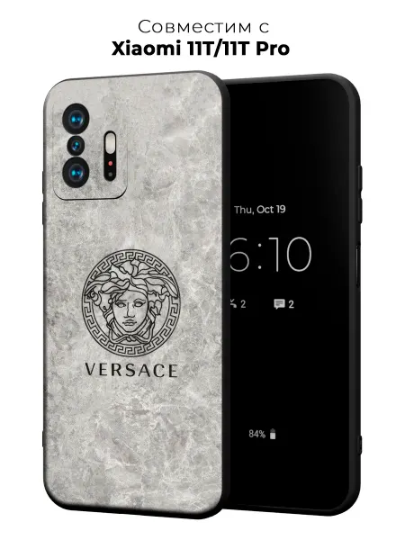 Vip Case Чехол на Xiaomi 11T 11T Pro Версаче
