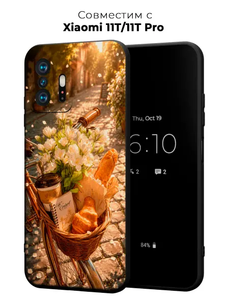 Vip Case Чехол на Xiaomi 11T 11T Pro Тюльпаны в утренних лучах