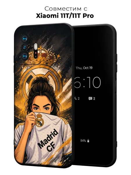 Vip Case Чехол на Xiaomi 11T 11T Pro Реал Мадрид