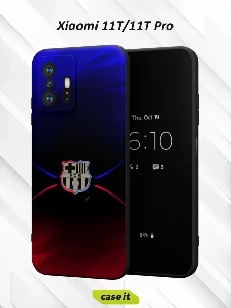 Case it Чехол на Xiaomi Mi 11t и 11t Pro принт Барселона с дугами