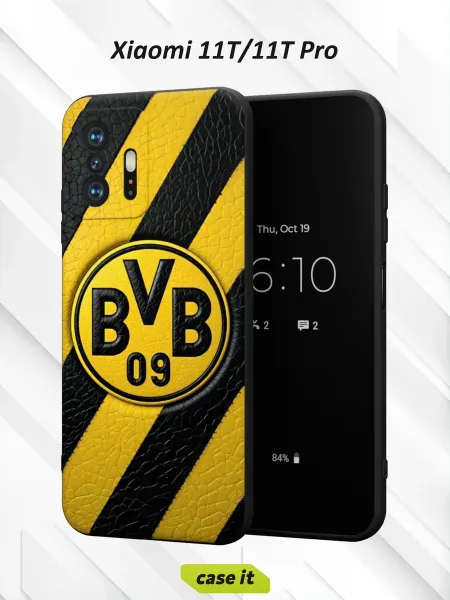 Case it Чехол на Xiaomi Mi 11t и 11t Pro с принтом Боруссия Дортмунд