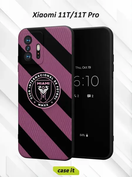 Case it Чехол на Xiaomi Mi 11t и 11t Pro с принтом Интер Майами
