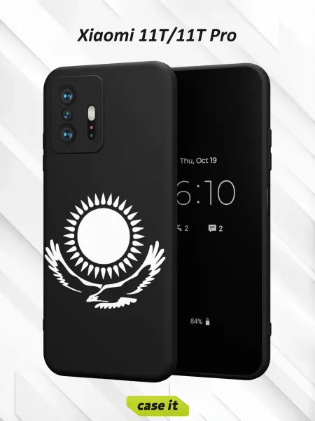 Case it Чехол на Xiaomi Mi 11t и 11t Pro Флаг Республики Казахстан
