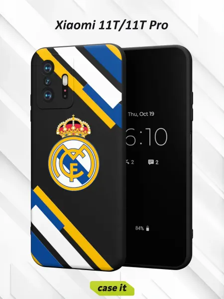 Case it Чехол на Xiaomi Mi 11t и 11t Pro принт Футбольный клуб Реал