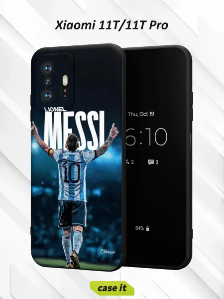 Case it Чехол на Xiaomi Mi 11t и 11t Pro легендарный Лионель Месси