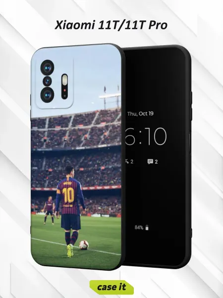 Case it Чехол на Xiaomi Mi 11t и 11t Pro с принтом Месси Лео