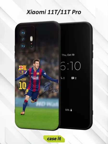 Case it Чехол на Xiaomi Mi 11t и 11t Pro принт Лионель Месси