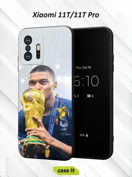 Case it Чехол на Xiaomi Mi 11t и 11t Pro принт Мбаппе