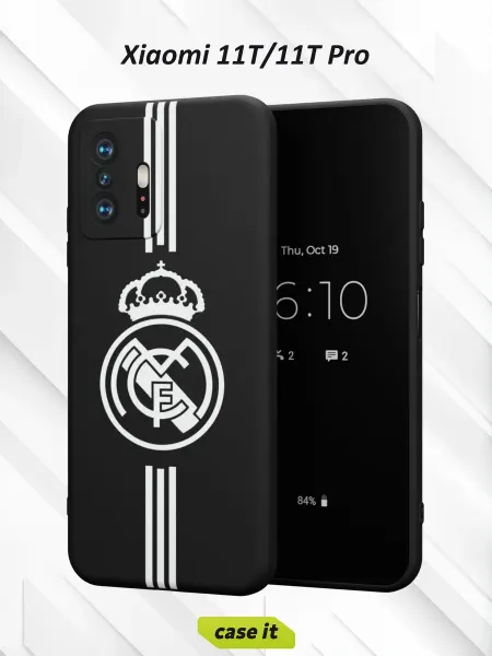 Case it Чехол на Xiaomi Mi 11t и 11t Pro с принтом ФК РЕАЛ ЧБ