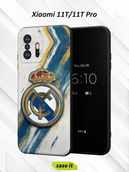 Case it Чехол на Xiaomi Mi 11t и 11t Pro с принтом титулованный ФК