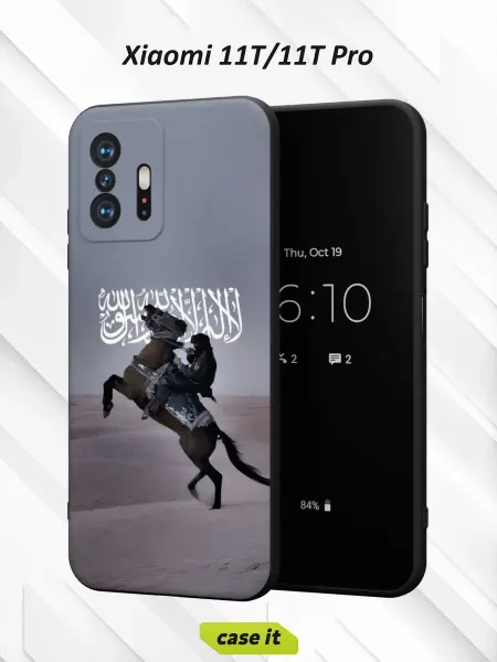 Case it Чехол на Xiaomi Mi 11t и 11t Proс принтом всадник на коне