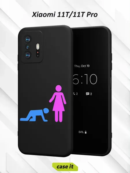 Case it Чехол на Xiaomi Mi 11t и 11t Proс принтом Мужчина и женщина