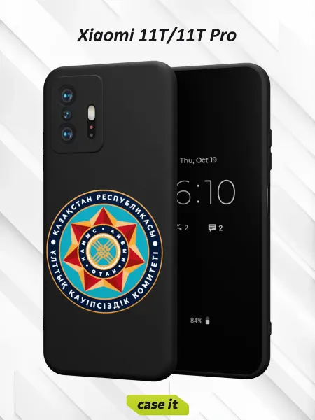 Case it Чехол на Xiaomi Mi 11t и 11t Proс принтом Казахстан звезда