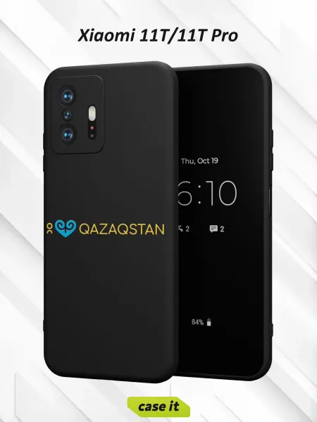 Case it Чехол на Xiaomi Mi 11t и 11t Proс принтом Я люблю Казахстан