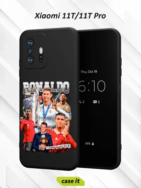 Case it Чехол на Xiaomi Mi 11t и 11t Proс принтом Криштиану Роналду
