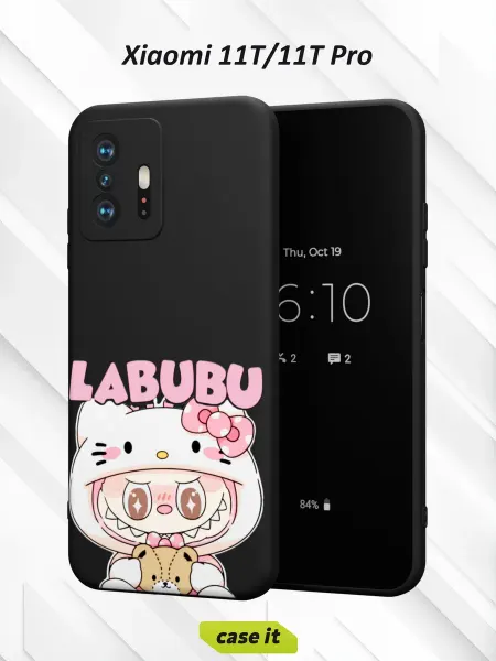 Case it Чехол на Xiaomi Mi 11t и 11t Proс принтом Лабубу