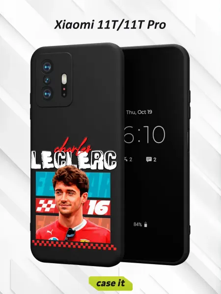 Case it Чехол на Xiaomi Mi 11t и 11t Proс принтом Шарль Леклер