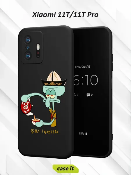Case it Чехол на Xiaomi Mi 11t и 11t Proс принтом Сквидвард