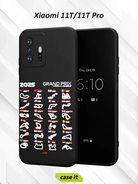 Case it Чехол на Xiaomi Mi 11t и 11t Proс принтом Формула-1