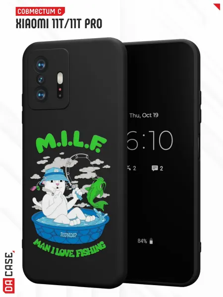 DACase Чехол на Xiaomi Mi 11t 11t Pro с принтом MILF