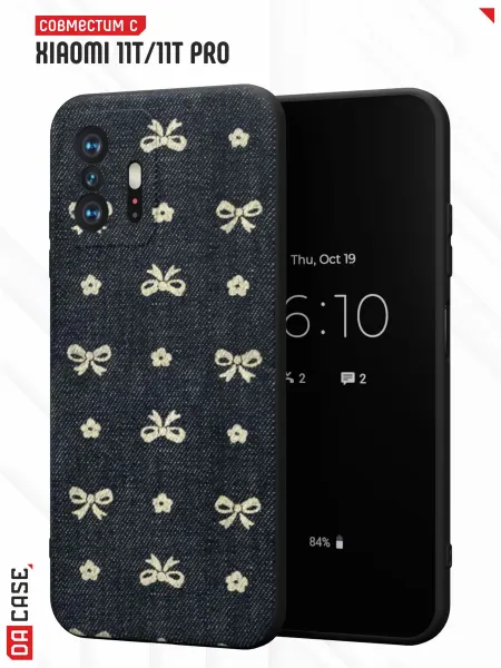 DACase Чехол на Xiaomi Mi 11t 11t Pro с принтом Бант