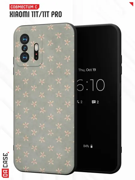 DACase Чехол на Xiaomi Mi 11t 11t Pro с принтом Звёздочки