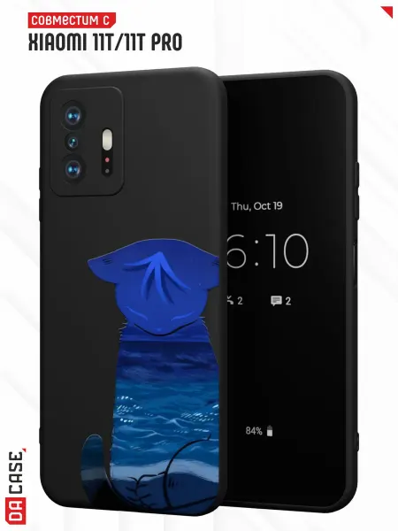 DACase Чехол на Xiaomi Mi 11t 11t Pro с принтом Котик