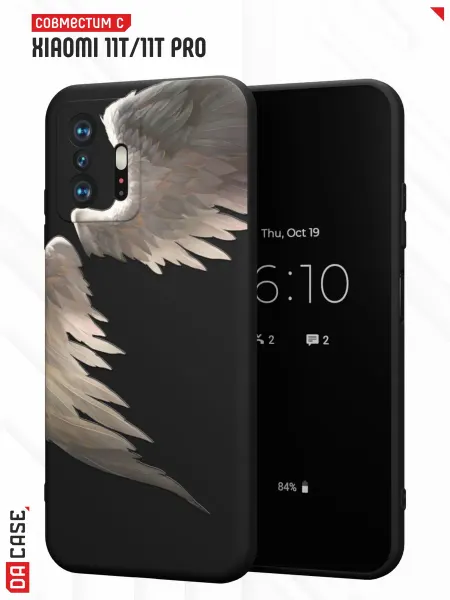 DACase Чехол на Xiaomi Mi 11t 11t Pro с принтом Крылья