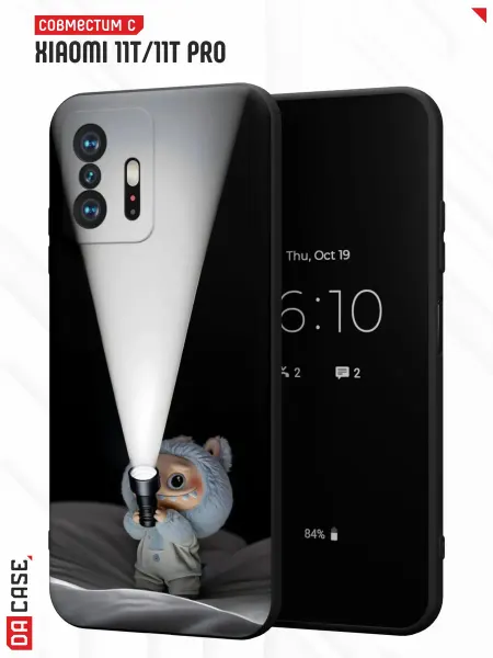 DACase Чехол на Xiaomi Mi 11t 11t Pro с принтом Лабубу