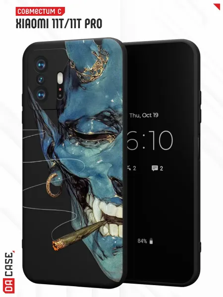DACase Чехол на Xiaomi Mi 11t 11t Pro с принтом маска