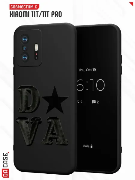 DACase Чехол на Xiaomi Mi 11t 11t Pro с принтом Надпись