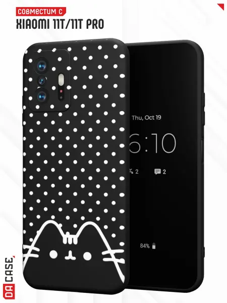 DACase Чехол на Xiaomi Mi 11t 11t Pro с принтом Пушин
