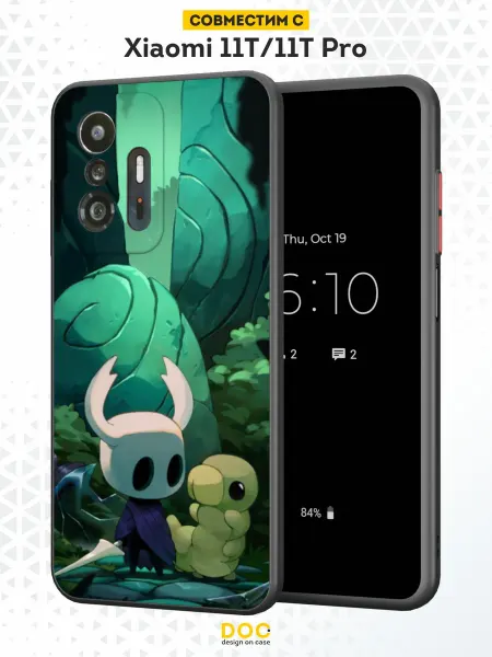 DesignOnCase Чехол Бампер на Xiaomi Mi 11t с принтом Hollow knight