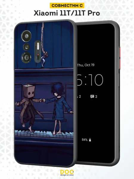 DesignOnCase Чехол Бампер на Xiaomi Mi 11t с принтом Little Nightmares