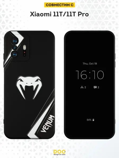 DesignOnCase Чехол на Xiaomi Mi 11t и 11t Pro с принтом Веном