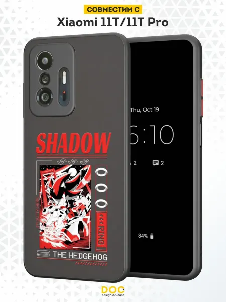 DesignOnCase Чехол Бампер на Xiaomi Mi 11t с принтом Shadow