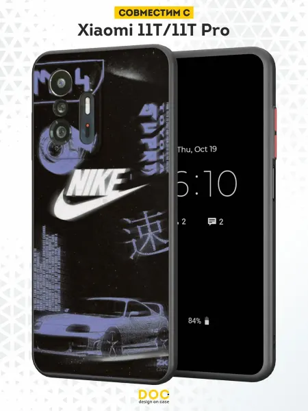 DesignOnCase Чехол Бампер на Xiaomi Mi 11t с принтом Toyota