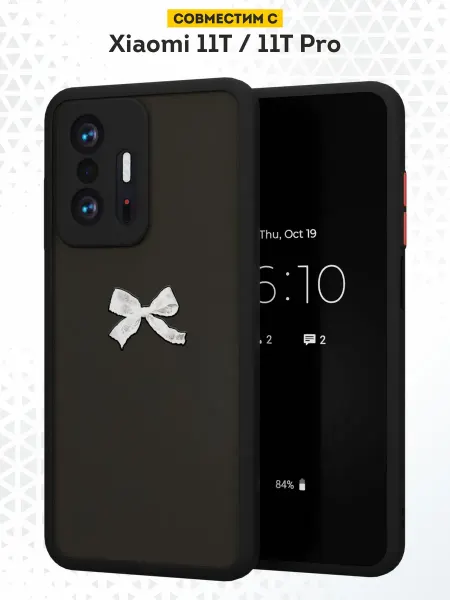 DesignOnCase Чехол бампер на Xiaomi Mi 11t с принтом Бантик