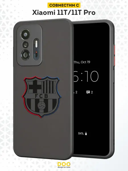 DesignOnCase Чехол Бампер на Xiaomi Mi 11t с принтом Барселона