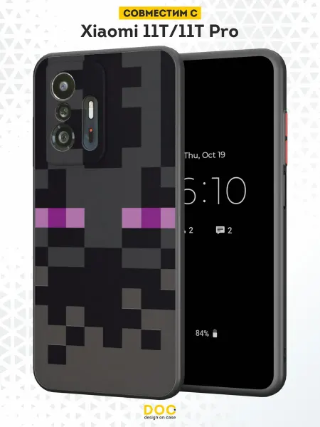 DesignOnCase Чехол Бампер на Xiaomi Mi 11t с принтом Майнкрафт