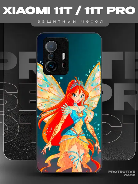 MeowCase Чехол на Xiaomi 11T с принтом винкс Блум