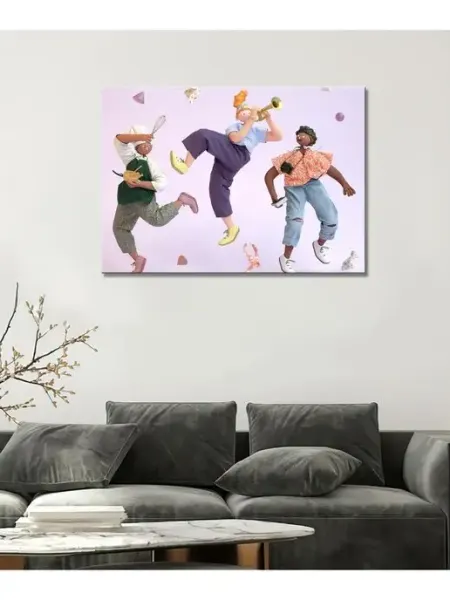 Classic Art Картина на холсте 3D иллюстрация людей (12) 20х30